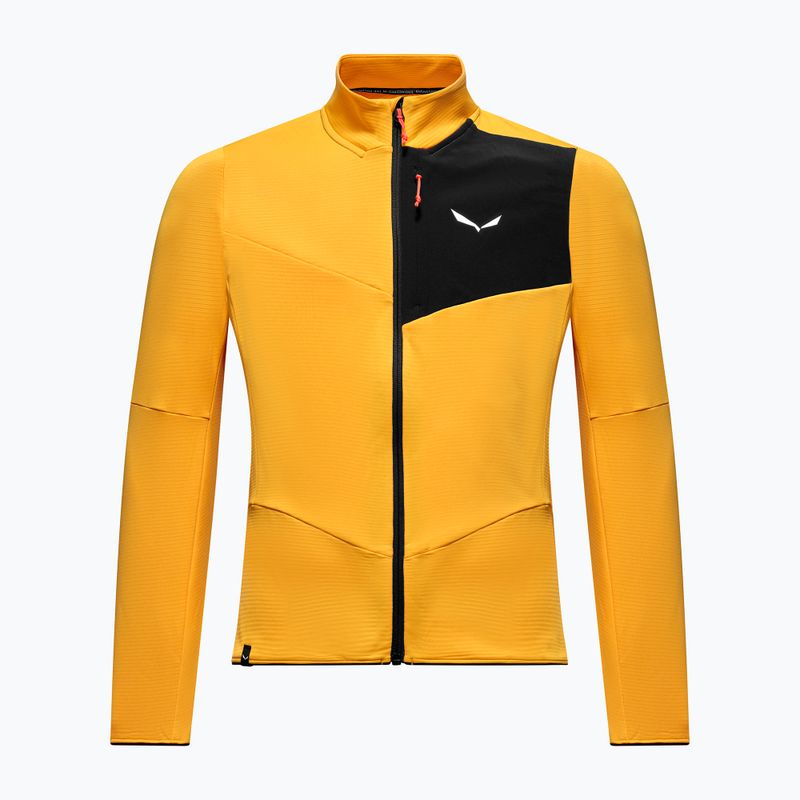 Vyriškas flisinis džemperis Salewa Ortles Fleece Full Zip Gold