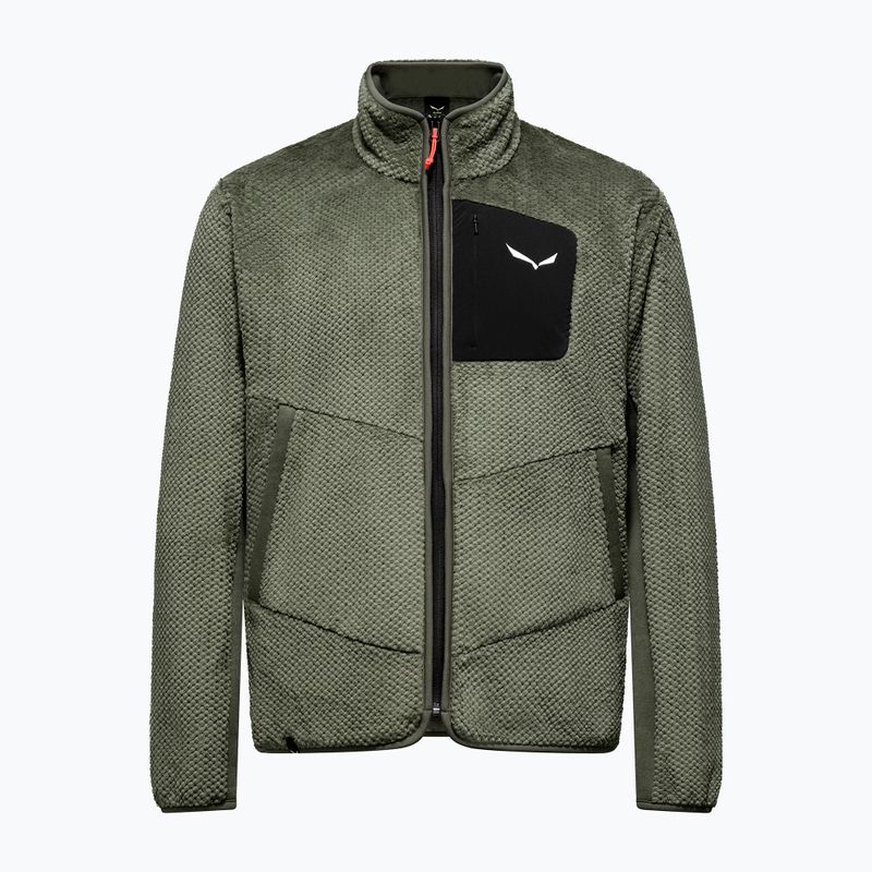 Vyriškas žygio džemperis Salewa Puez Warm Full Zip faded green