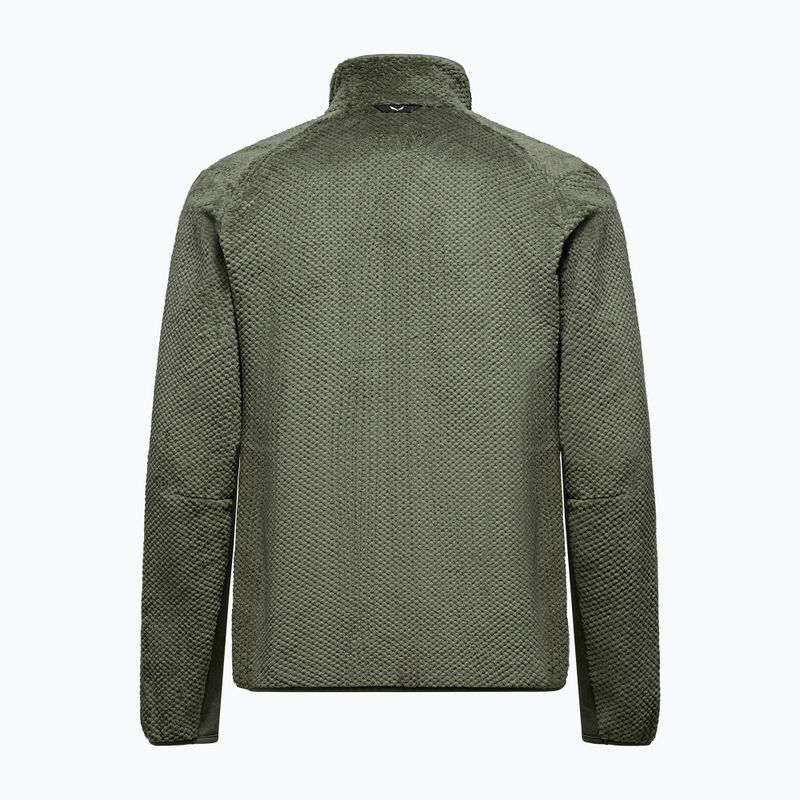 Vyriškas žygio džemperis Salewa Puez Warm Full Zip faded green 2