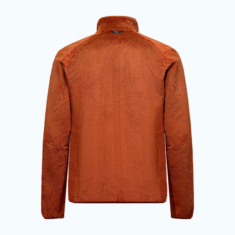 Vyriškas žygio džemperis Salewa Puez Warm Full Zip bombay brown 2