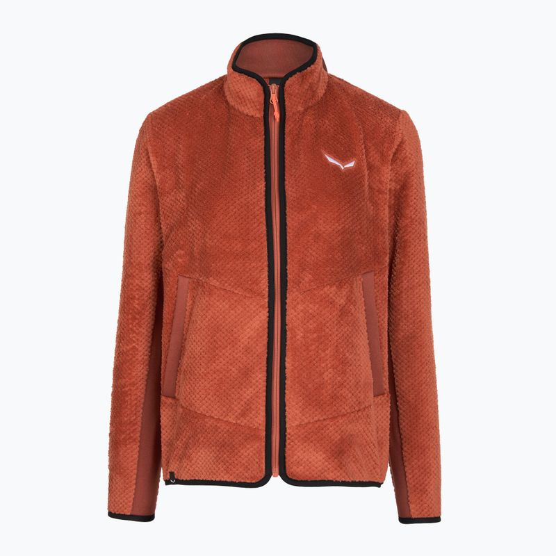 Moteriškas žygio džemperis Salewa Puez Warm Full Zip etruscan red
