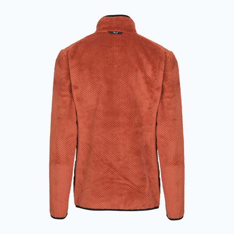 Moteriškas žygio džemperis Salewa Puez Warm Full Zip etruscan red 2