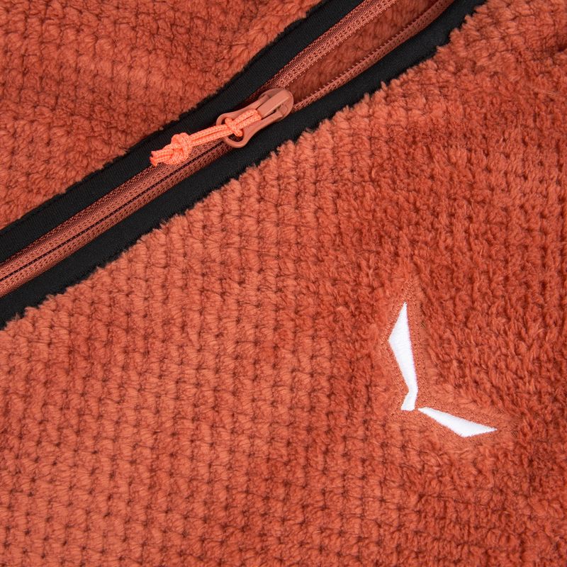 Moteriškas žygio džemperis Salewa Puez Warm Full Zip etruscan red 3