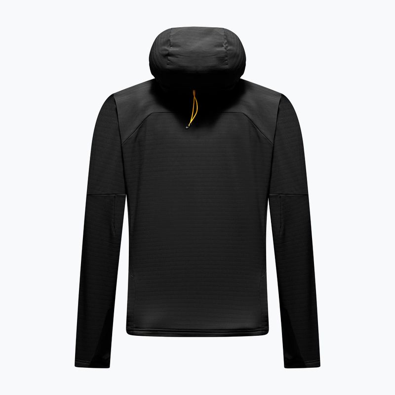 Vyriškas flisinis džemperis Salewa Ortles Fleece Pro Hooded Black Out 2