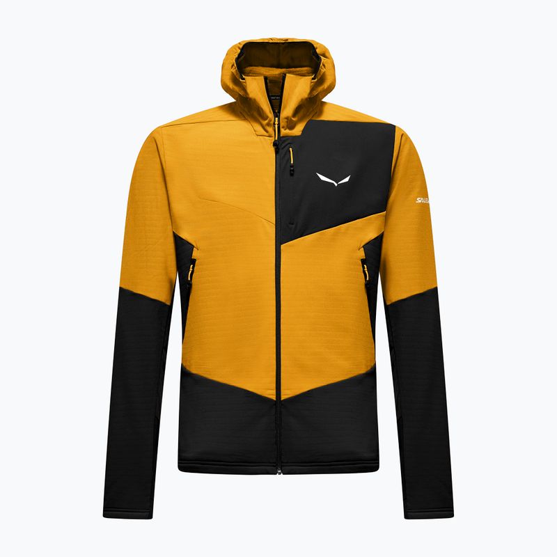 Vyriškas flisinis džemperis Salewa Ortles Fleece Pro Hooded Gold/0910