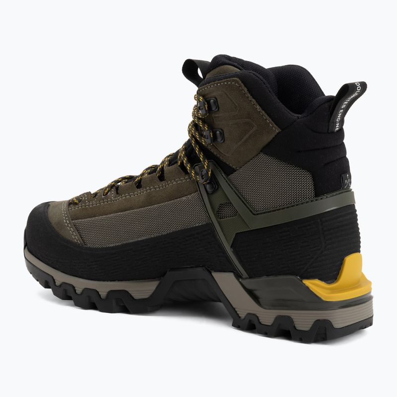 Vyriški aukštikalnių batai Salewa MTN Trainer 3 Tech Mid GTX išblukusi žalia/miško naktis 3