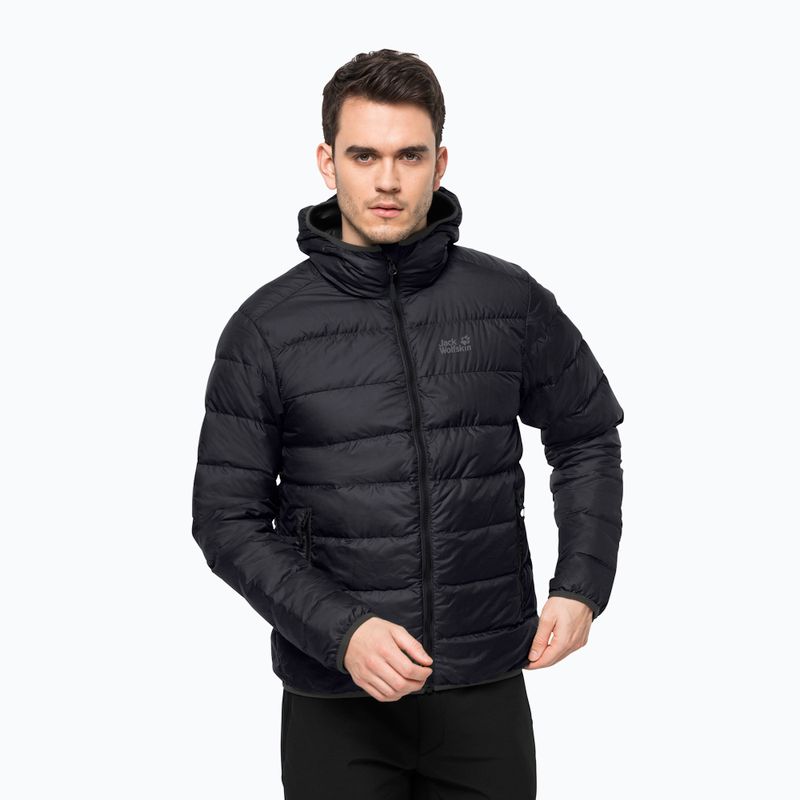Jack Wolfskin vyriška pūkinė striukė Helium black 1200573_6000