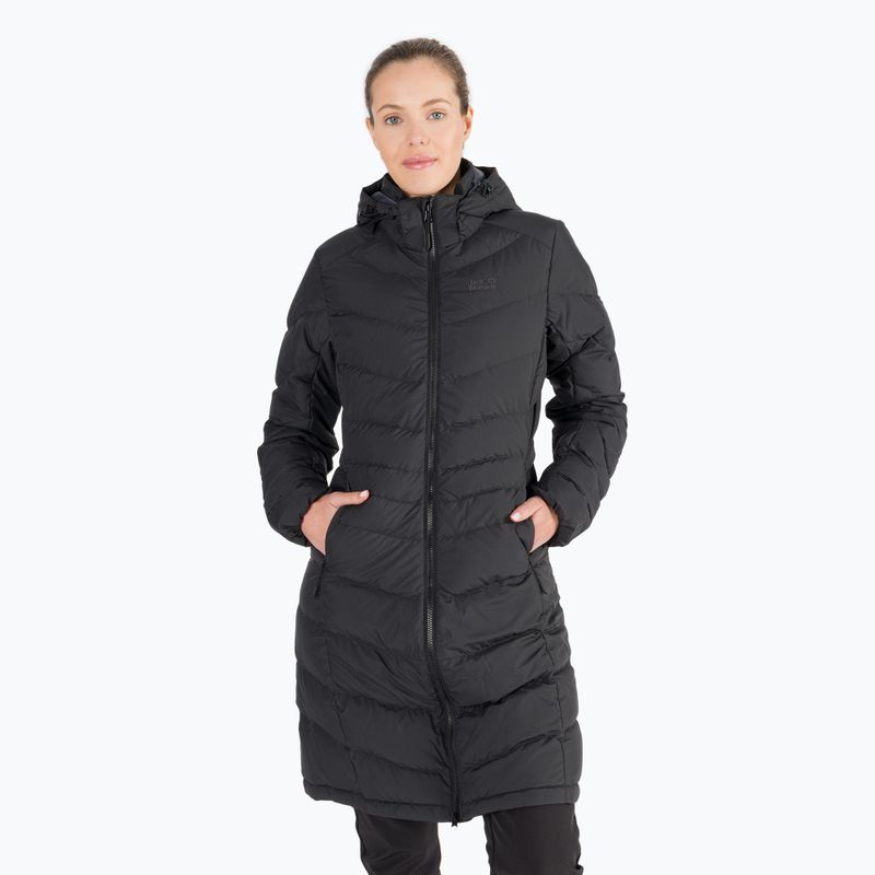 Jack Wolfskin pūkinė striukė Selenium black 1202081_6000