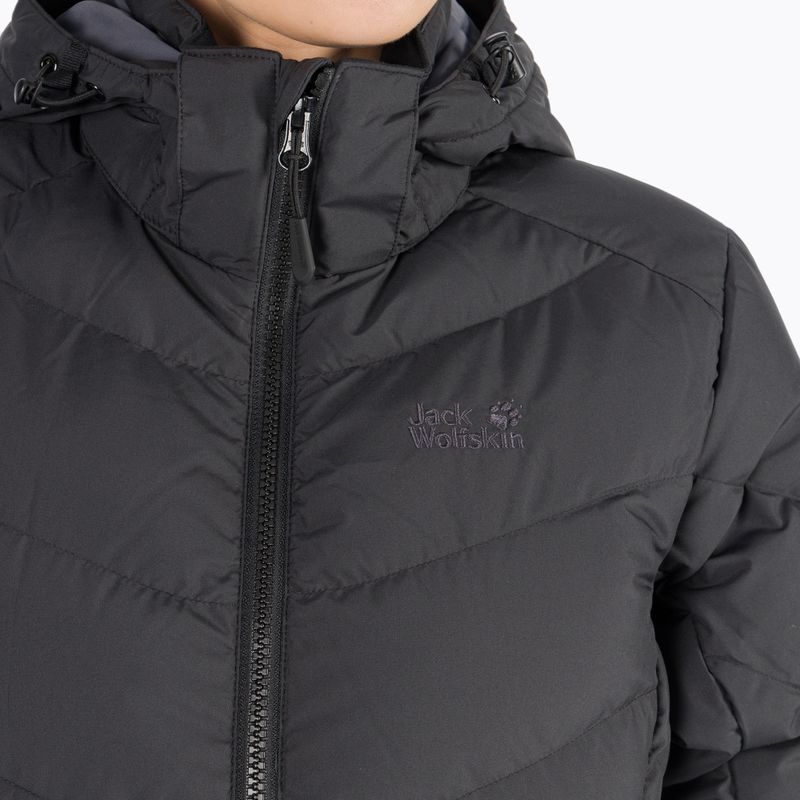 Jack Wolfskin pūkinė striukė Selenium black 1202081_6000 6