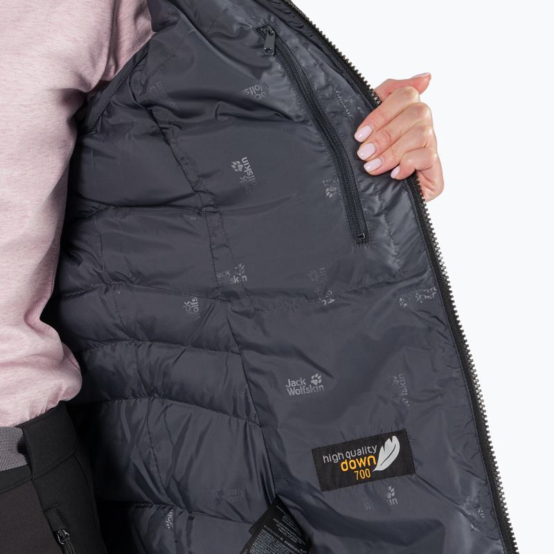 Jack Wolfskin pūkinė striukė Selenium black 1202081_6000 8