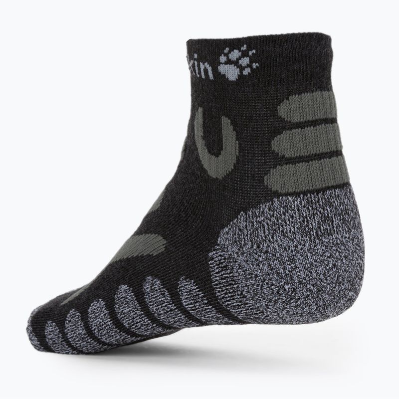 Jack Wolfskin Hiking Pro Low Cut pilkos trekingo kojinės 1904092_6320 2