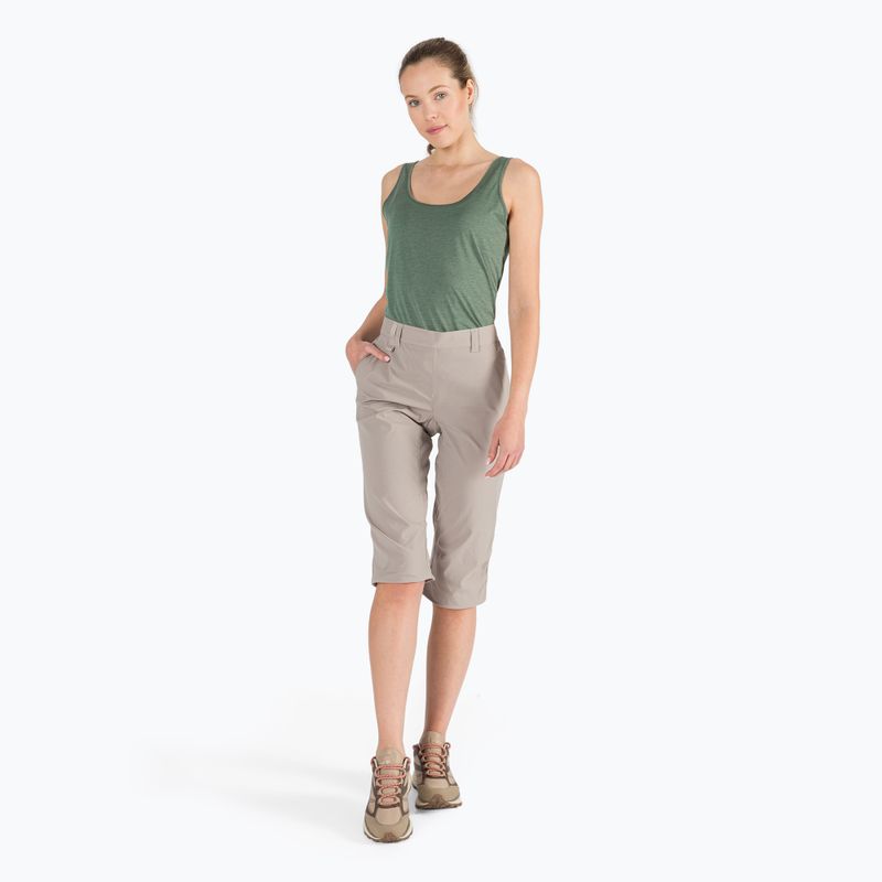 Jack Wolfskin moteriški Activate Light 3/4 softshello šortai beige 1503721_5041 7