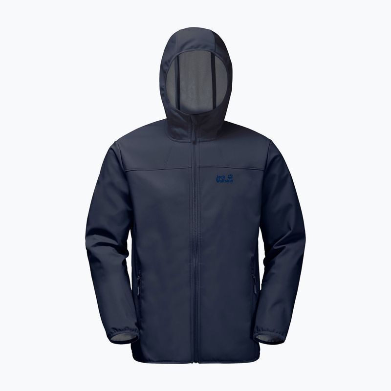 Jack Wolfskin vyriška softshell striukė Northern Point navy blue 1304001_1033 5