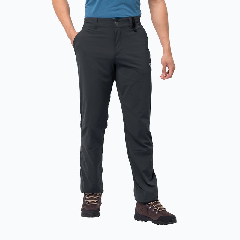 Jack Wolfskin vyriškos Activate Light softshello kelnės tamsiai pilkos 1503772_6350