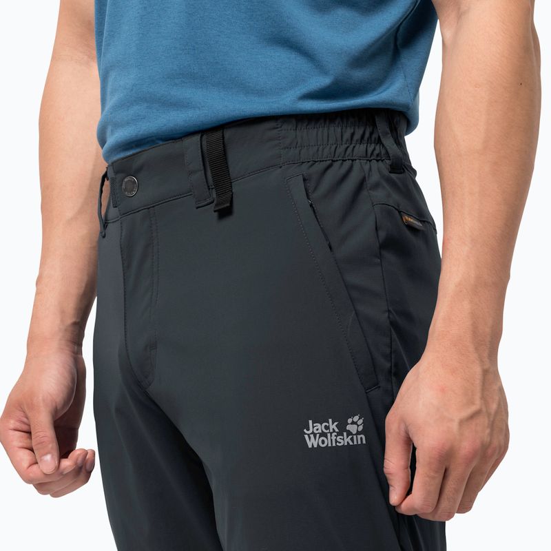 Jack Wolfskin vyriškos Activate Light softshello kelnės tamsiai pilkos 1503772_6350 3