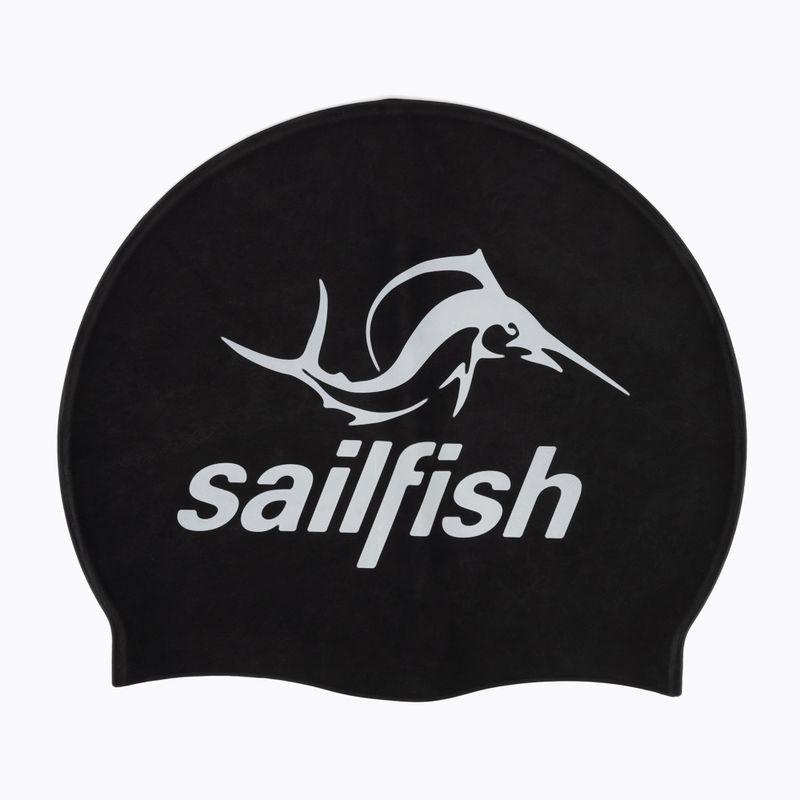 Sailfish SILIKONINĖ KEPURĖ plaukimo kepurė juoda