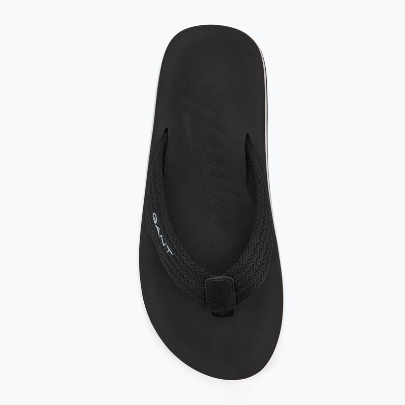 Vyriškos šlepetės per pirštą GANT Brodale black 5