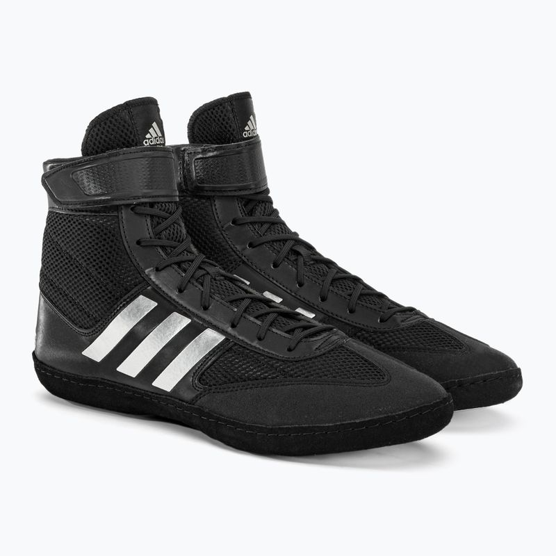 adidas Combat Speed.5 vyrų imtynių bateliai juodi BA8007 4