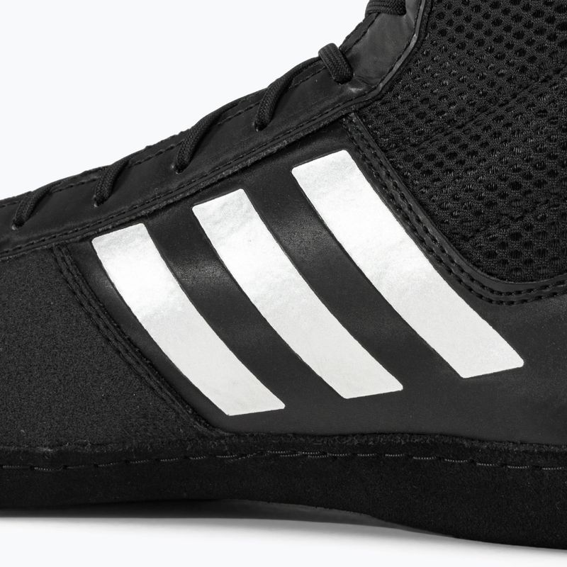 adidas Combat Speed.5 vyrų imtynių bateliai juodi BA8007 10