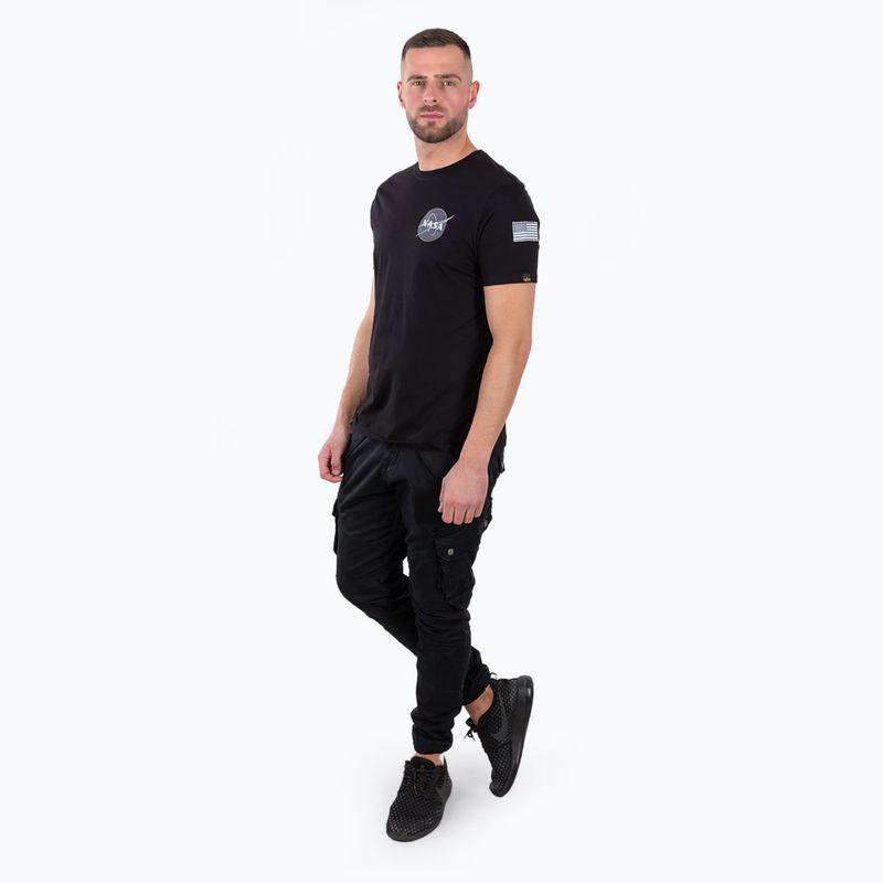 Vyriški marškinėliai Alpha Industries Space Shuttle T black 2