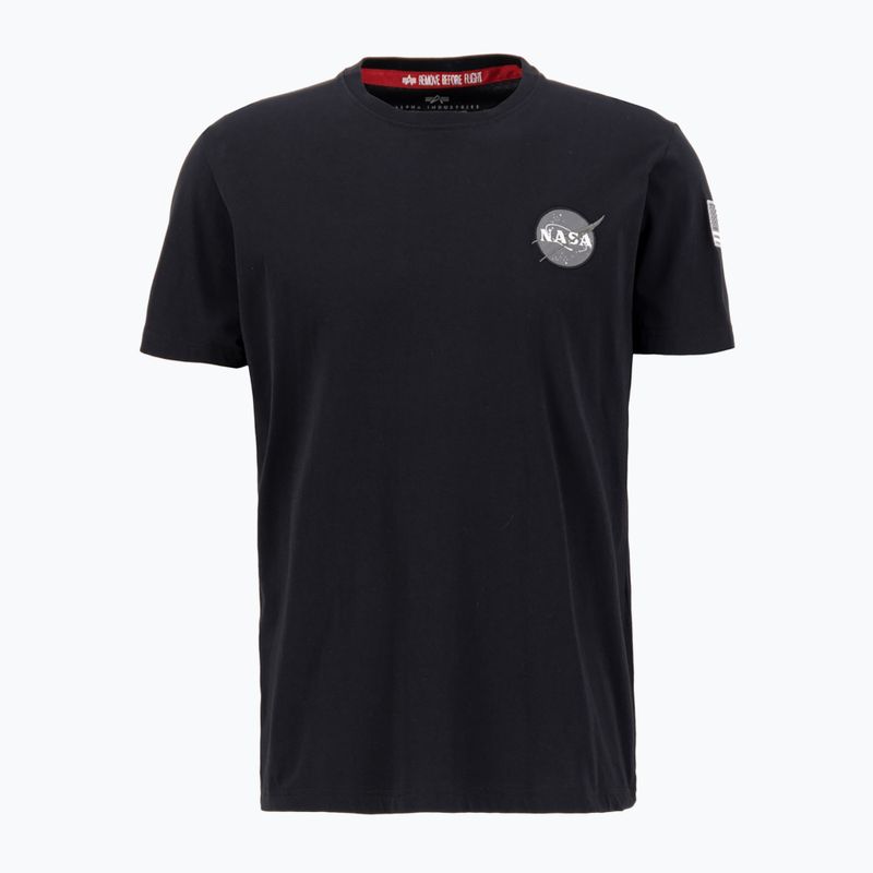 Vyriški marškinėliai Alpha Industries Space Shuttle T black 3