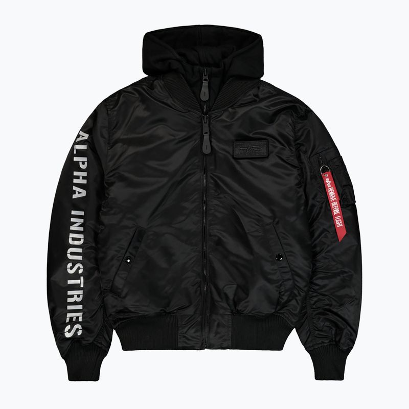 Vyriška striukė Alpha Industries MA-1 D-Tec Sleeve Embroidery Bomber black/reflective 7