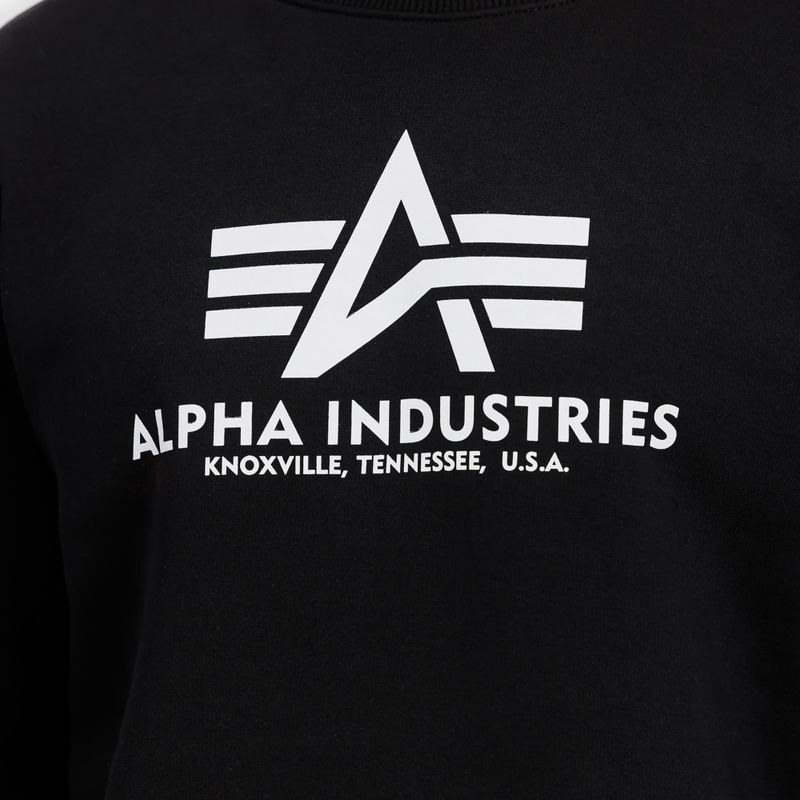 Vyriškas džemperis Alpha Industries Basic black 4