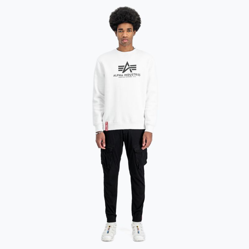 Vyriškas džemperis Alpha Industries Basic white 2