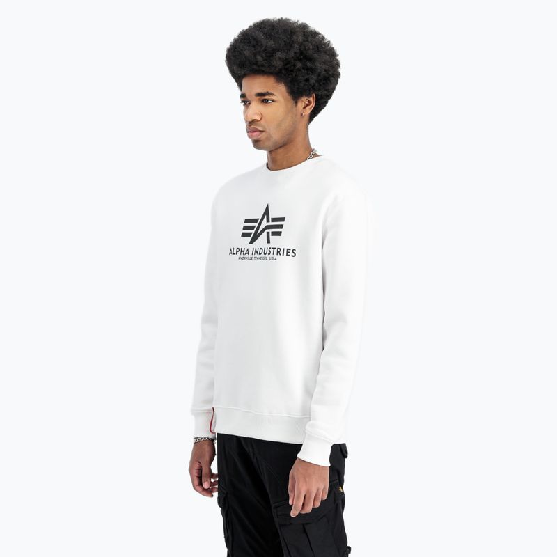 Vyriškas džemperis Alpha Industries Basic white 4