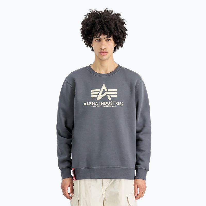 Vyriškas džemperis Alpha Industries Basic greyblack