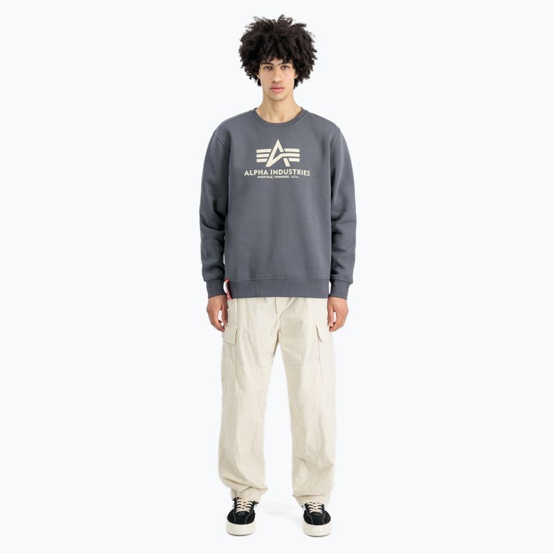 Vyriškas džemperis Alpha Industries Basic greyblack 2