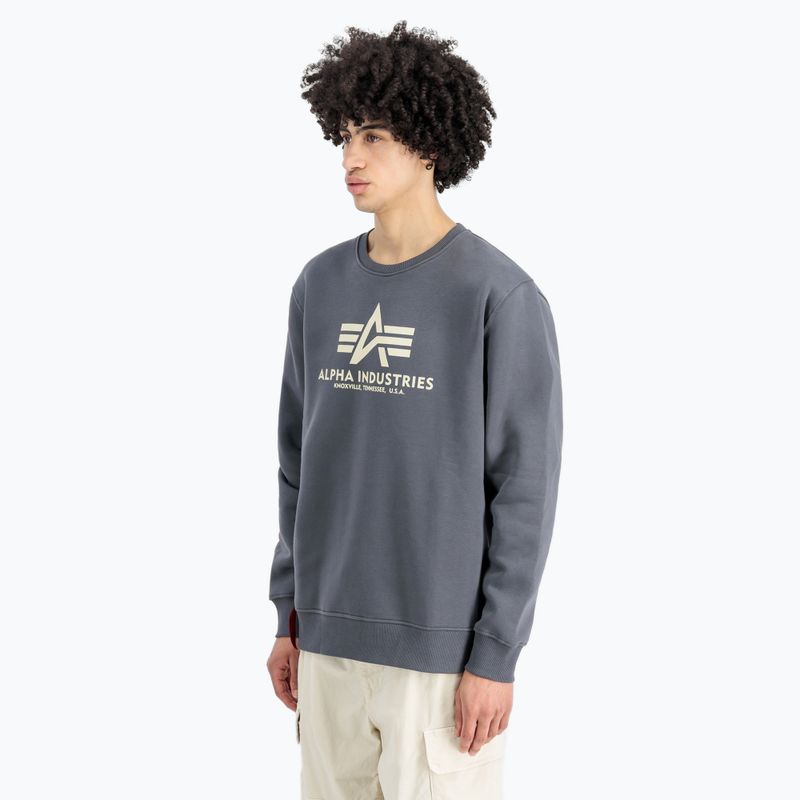 Vyriškas džemperis Alpha Industries Basic greyblack 3