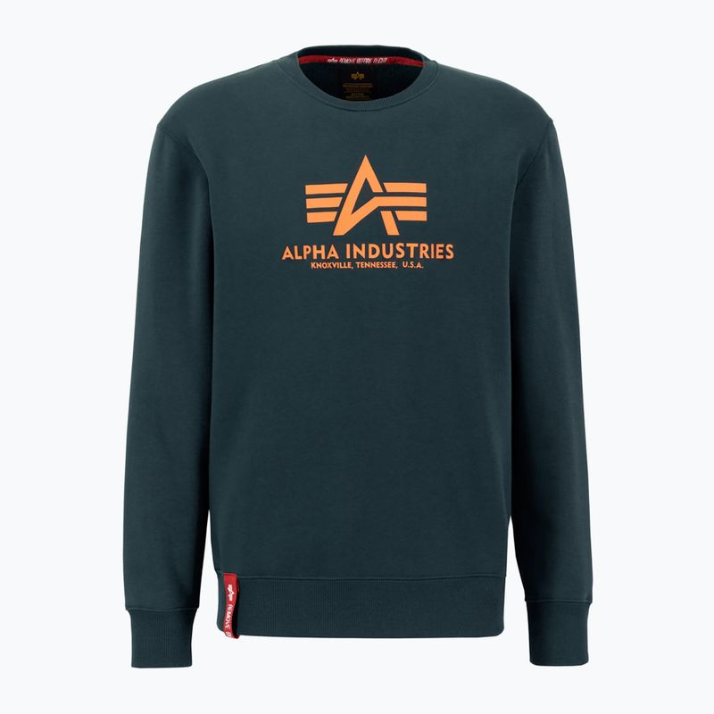 Vyriškas džemperis Alpha Industries Basic dark petrol 2