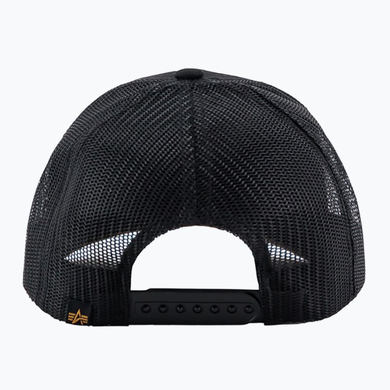 Vyriška kepuraitė su snapeliu Alpha Industries Basic Trucker black 2