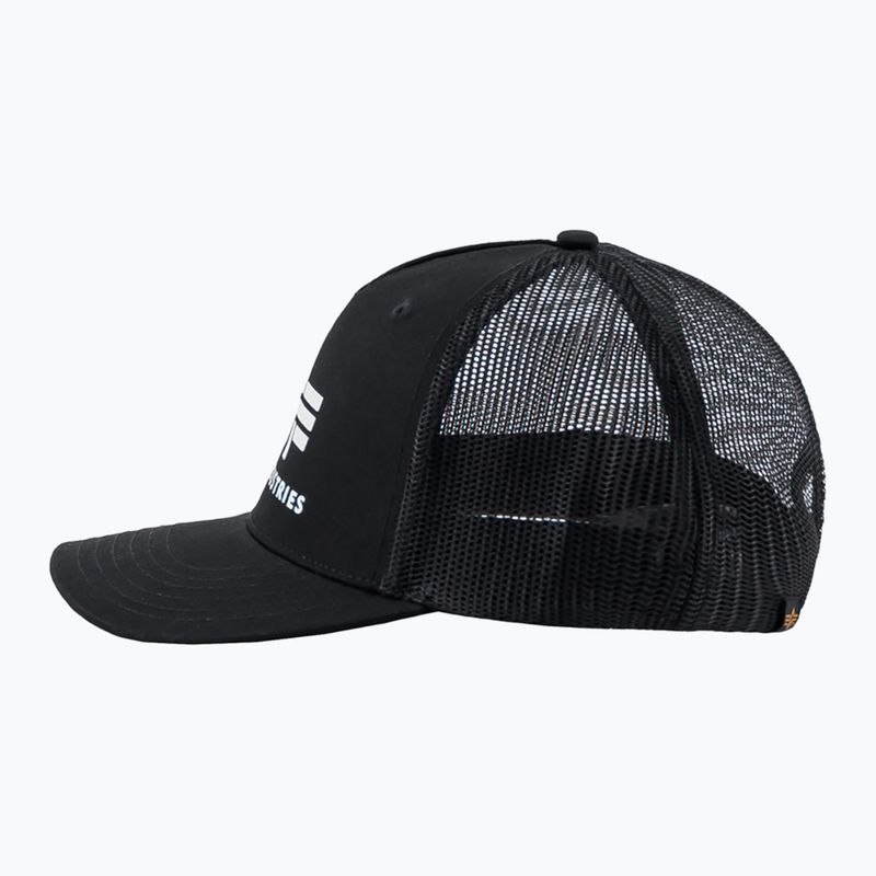 Vyriška kepuraitė su snapeliu Alpha Industries Basic Trucker black 3