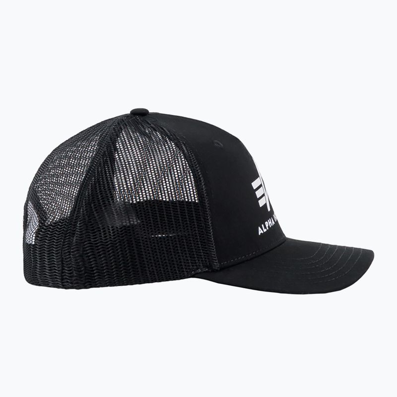 Vyriška kepuraitė su snapeliu Alpha Industries Basic Trucker black 4