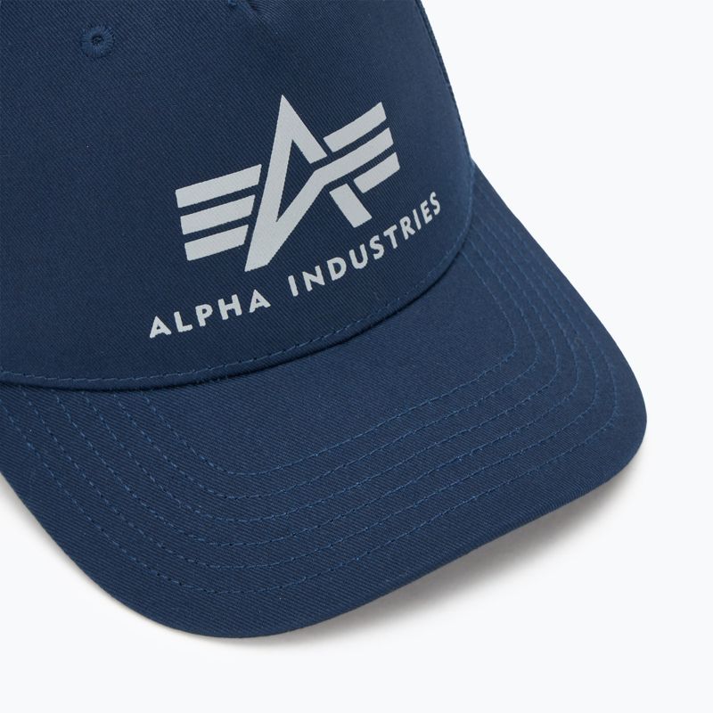 Vyriška kepuraitė su snapeliu Alpha Industries Basic Trucker rep.blue 3