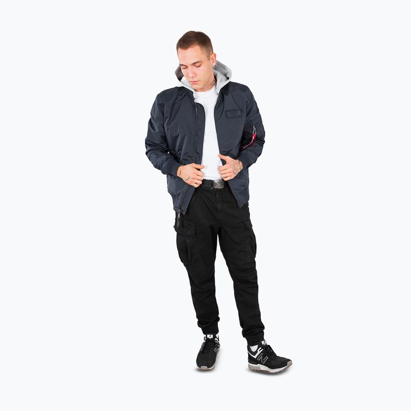 Vyriška striukė Alpha Industries MA-1 TT Two Tone Hood rep.blue 2