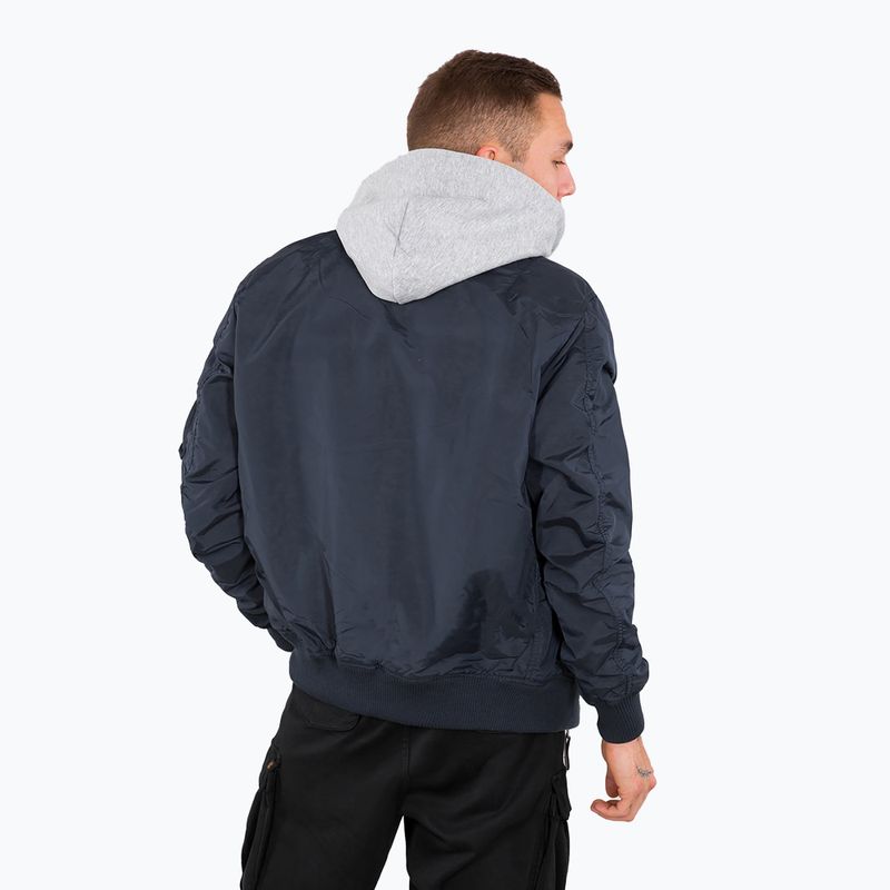 Vyriška striukė Alpha Industries MA-1 TT Two Tone Hood rep.blue 3