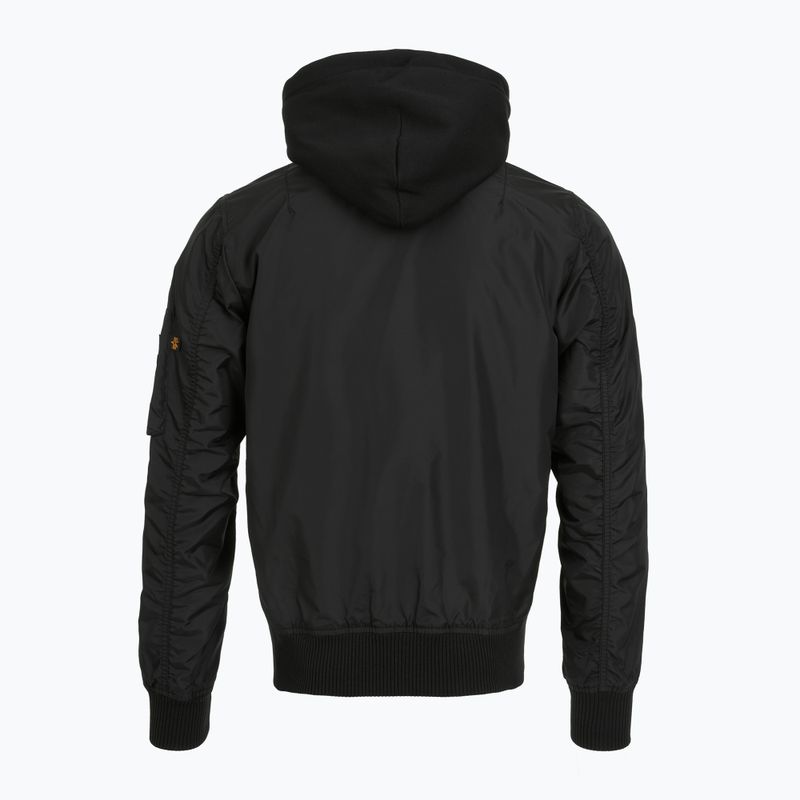 Vyriška striukė Alpha Industries MA-1 TT Two Tone Hood black/black 4