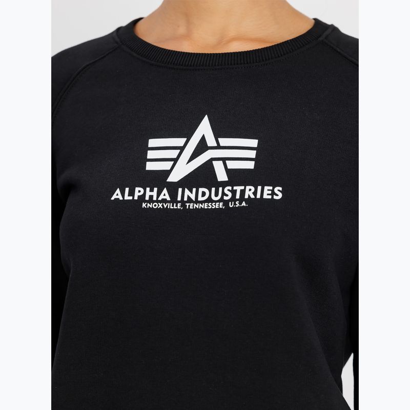 Moteriškas džemeperis Alpha Industries New Basic black 5