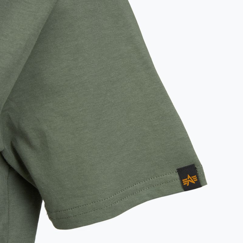 Vyriški polo marškinėliai Alpha Industries Basic vintage green 5