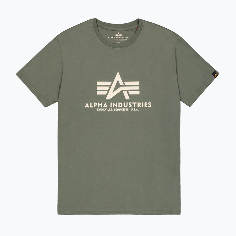 Vyriški polo marškinėliai Alpha Industries Basic vintage green 6