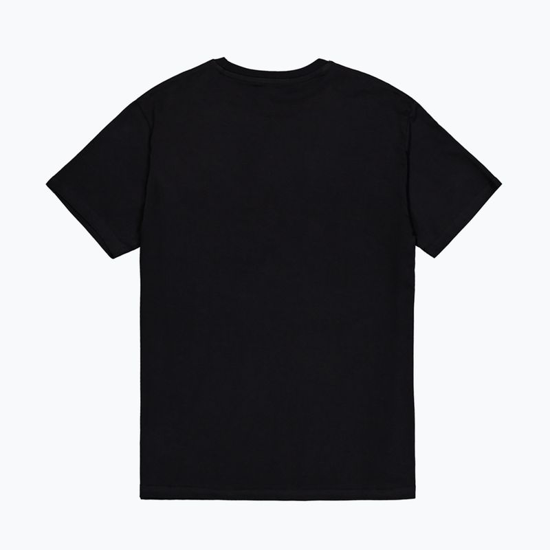 Vyriški marškinėliai Alpha Industries Basic Small Logo black/neon orange 6