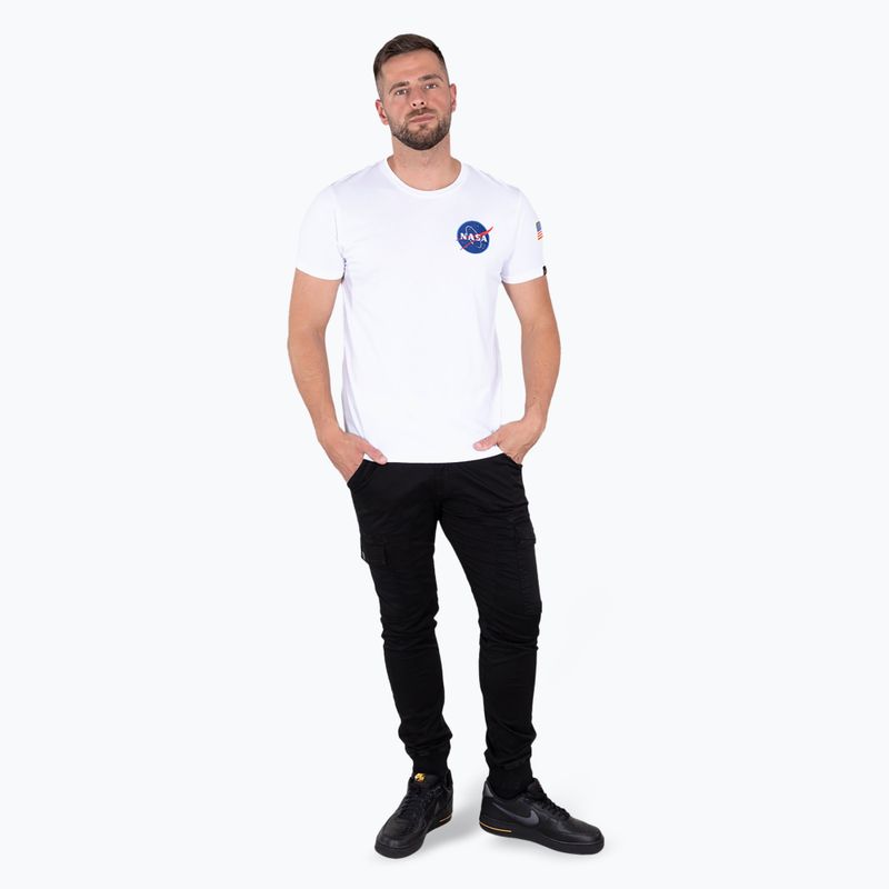 Vyriški marškinėliai Alpha Industries Space Shuttle T white 2