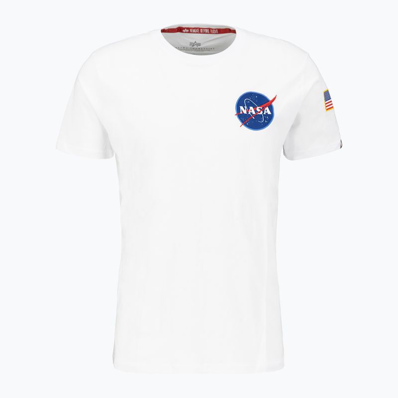 Vyriški marškinėliai Alpha Industries Space Shuttle T white 3