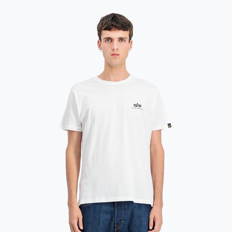 Vyriški marškinėliai Alpha Industries Backprint white