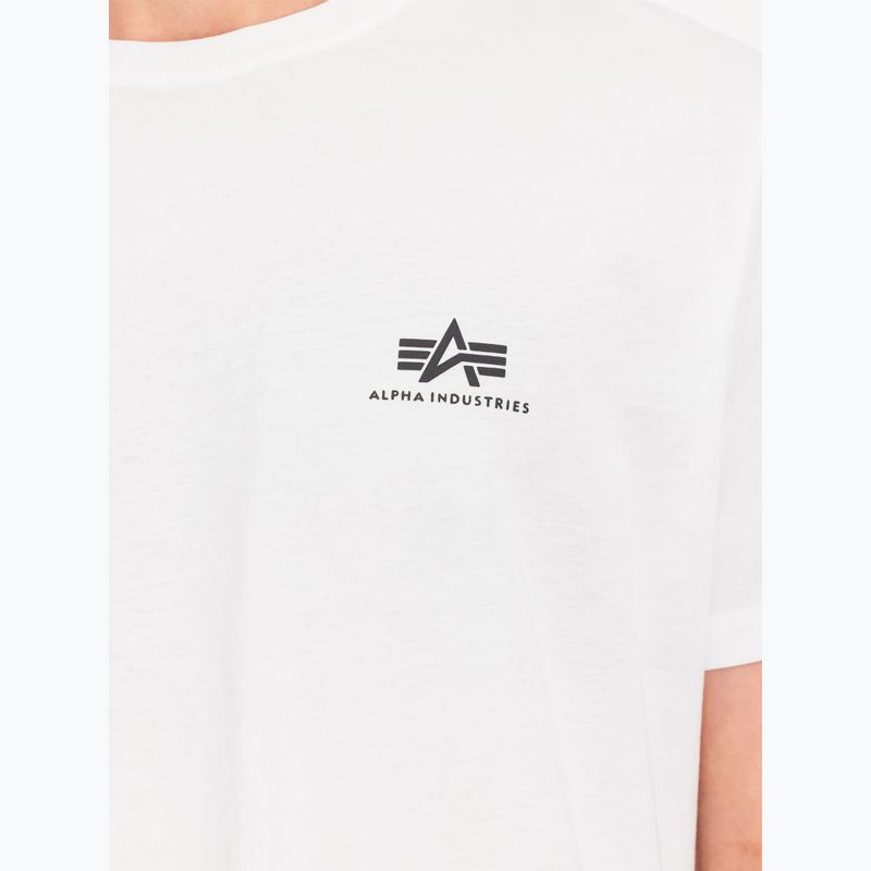 Vyriški marškinėliai Alpha Industries Backprint white 6