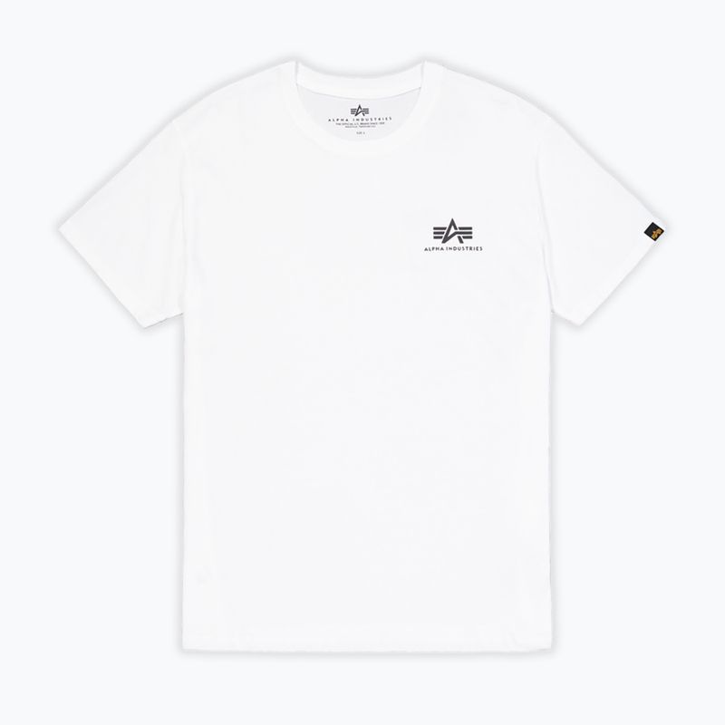 Vyriški marškinėliai Alpha Industries Backprint white 8