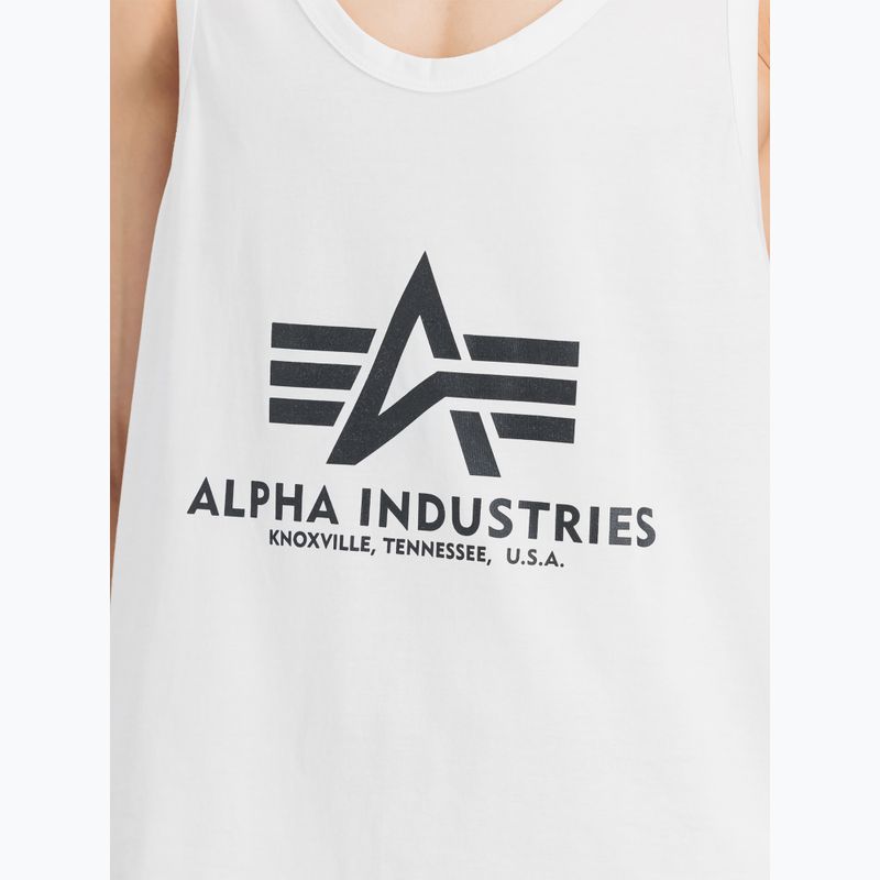 Vyriški marškinėliai Alpha Industries Basic Tank Body Building white 5